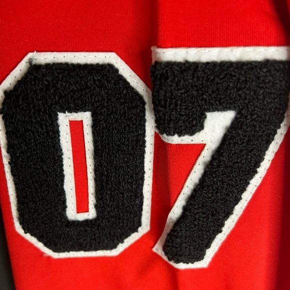 NWOT Varsity Letter Jacket Size M 
Red/black/ white - Picture 3 of 4